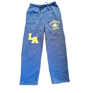 Los Angeles Athletics Sweatpants Navy Blue Size Small